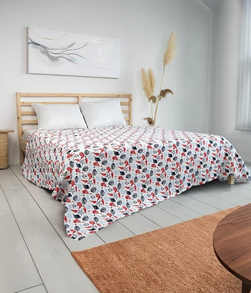 Cotton Collection Çift Kişilik Pike Deniz ürün görseli 1
