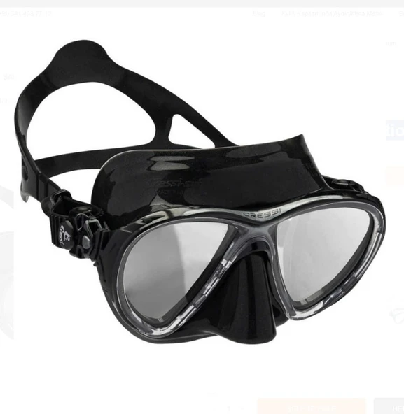 Cressi Big Eyes Evolution Dark Mirror Maske DS336950 ürün görseli 1