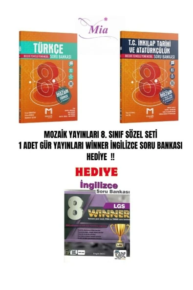 LGS MOZAİK YAYINLARI SÖZEL SET ürün görseli 1