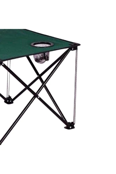 Katlanır Kamp Masası 47 Cm Yeşil - Resim 2