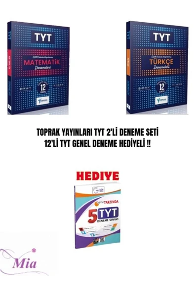 TOPRAK YAYINLARI TYT 2'Lİ DENEME SET ürün görseli 1