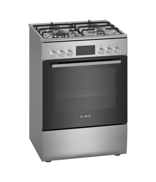 Bosch HXR391H51T 66 L Gazlı Elektrikli Solo Fırın Inox ürün görseli 1