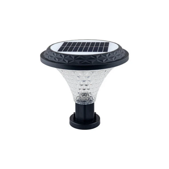 TeknikerElektrik Horoz Sunlux-2 Led Solar Setüstü (Babaüstü) Bahçe Armatürü ürün görseli 1