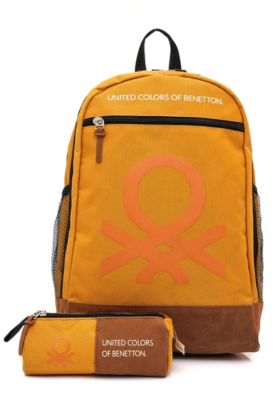 United Colors Of Benetton Unisex Genç Lise Üniversite 2'li Okul Seti Okul Çantası ve Kalemlik Seti 1306061 ürün görseli 1