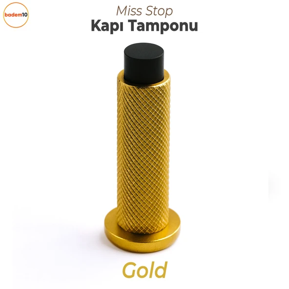 Kapı Stoperi Tamponu Gold Altın Vidalı Metal Tutacağı Tutucu Kapı Arkası Duvar Kolu Stopu Takozu ürün görseli 1