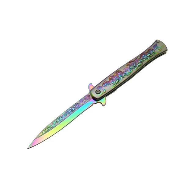 Metal Güllü Çakı Marka:Sibirya Ürün Kodu: HC012 RNB 22,5 CM ürün görseli 1