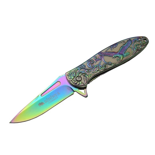 Sibirya Kartal Çakı Rainbow Marka:Sibirya Ürün Kodu: S-2053X 17,5 CM ürün görseli 1