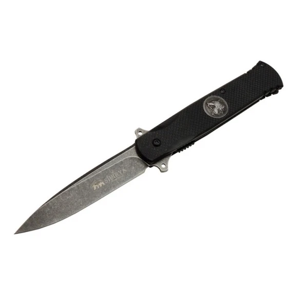 Sibirya Ayılı Çakı Siyah Marka:Sibirya Ürün Kodu: S-2197-C 21,5 CM ürün görseli 1