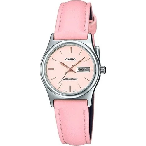 Casio LTP-V006L-4BUDF Quartz Deri Pembe 25 mm Kadın Kol Saati ürün görseli 1