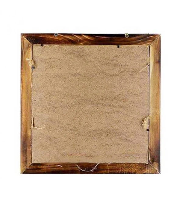 Kişiye Özel Fotoğraf 4 Foto Baskılı Bambu İpli Ahşap Duvar Fotoğraf Çerçevesi - Resim 3