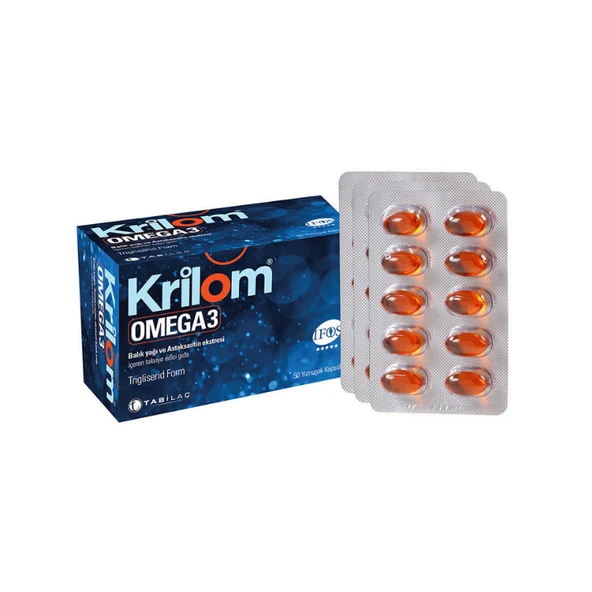 Krilom Omega3 50 Yumuşak Kapsül ürün görseli 1