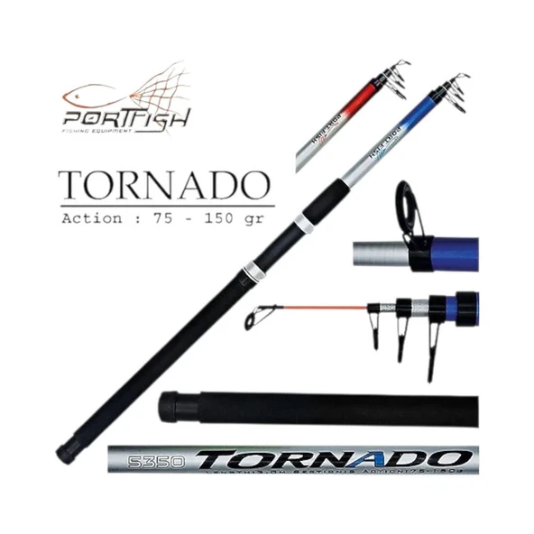 Portfish Tornado Fiber Kamış  300 cm 75 -150 gr ürün görseli 1