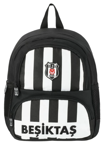Beşiktaş Nakış Detaylı Çubuklu Anaokulu Çantası - 25340 ürün görseli 1