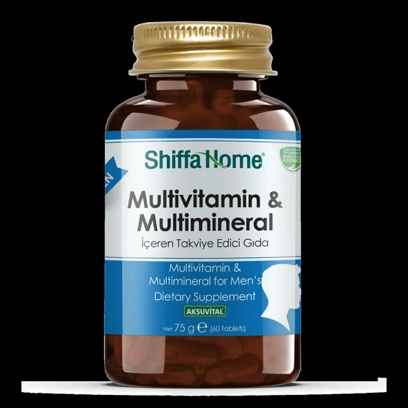 Shiffa Home Multivitamin & Multimineral - Erkek 60 Tablet ürün görseli 1