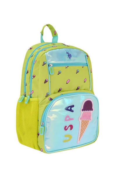 U.S. Polo Assn. Plcan25025 Sırt Çantası - Okul Çantası Lime ürün görseli 1