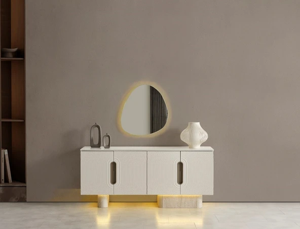 LUXİA MDF KONSOL VE AYNA - Resim 3
