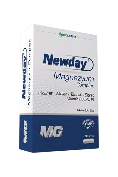 Newday Magnezyum Complex 60 Kapsül ürün görseli 1