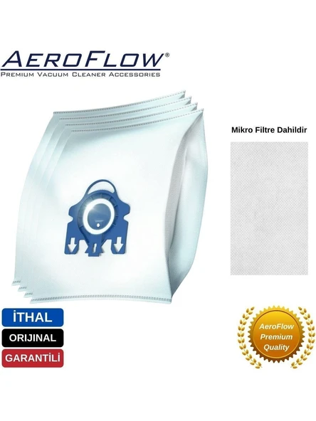 srfn ticaret Miele S8 Uyumlu Toz Torbası (Dörtlü Paket) ürün görseli 1