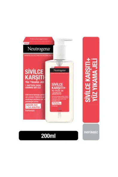 Neutrogena Sivilce Karşıtı Plus Temizleme Jeli 200 ml ürün görseli 1