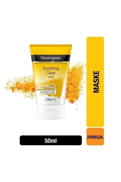 Neutrogena Soothing Clear Zerdeçallı Yüz Maskesi ürün görseli 1