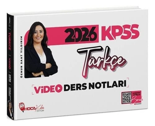 Hoca Kafası 2026 KPSS Türkçe Video Ders Notları - Öznur Saat Yıldırım Anla Kazan + Hoca Kafası Yayınları ürün görseli 1