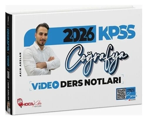 Hoca Kafası 2026 KPSS Coğrafya Video Ders Notları - Akın Arslan Hoca Kafası Yayınları ürün görseli 1