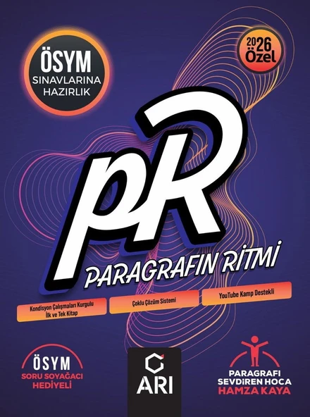 ÖSYM Soru Tipleriyle Paragrafın Ritmi Arı Yayınları ürün görseli 1