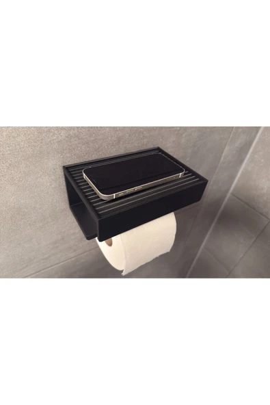 Yapışkanlı Tuvalet Kağıdı Askısı Banyo Tuvalet Kağıtlığı Aparatı-Peçetelik Organizer Plastik ürün görseli 1