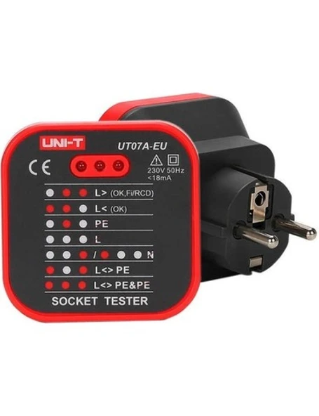 Uni-T UT07B-EU Soket Test Cihazı ürün görseli 1