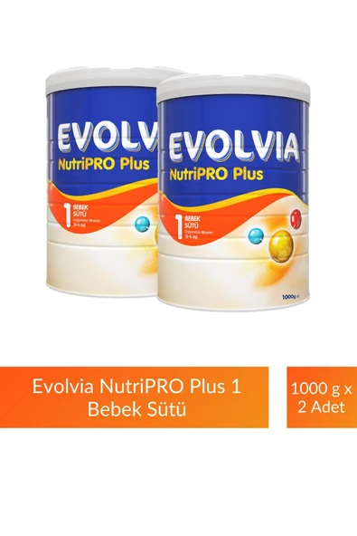 Evolvia NutriPRO Plus 1 Bebek Sütü 1000 gr x 2 Adet ürün görseli 1