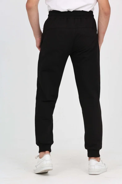 Toontoy Erkek Çocuk Beli Paçası Lastikli Cepli  Baskılı Basic Jogger Eşofman Altı ürün görseli 1