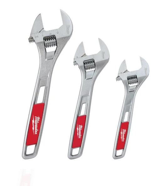 Milwaukee 3 Prç. Kurbağacık Anahtarı 150/200/250mm ürün görseli 1