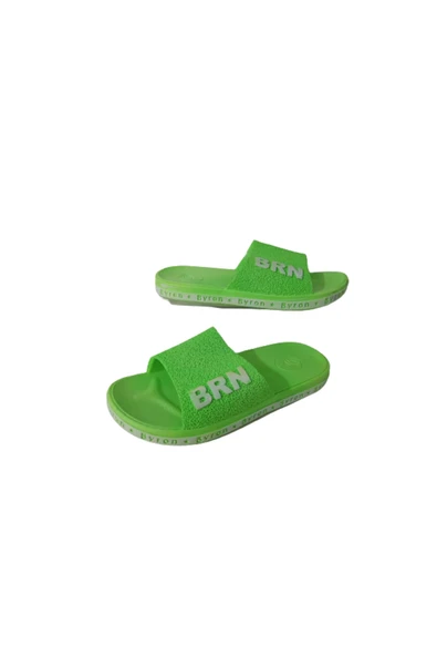 BRN B051-10 Kız Çocuk Pembe Fuşya Kaymaz Taban Deniz Plaj Günlük Yürüyüş Terlik ürün görseli 1
