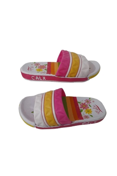 Calx Pembe-beyaz Çocuk Günlük Kaymaz Taban Terlik 277-014 277-014 ürün görseli 1