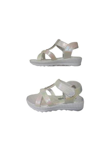 Cassy Casyy Kız Çocuk Beyaz Ortopedik Taban Günlük Sandalet cassy365-00 ürün görseli 1