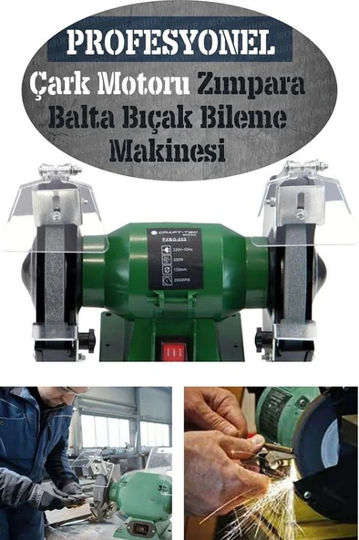 Alman Turbo-3000 Çark Motoru Zimpara Balta Bıçak Bileme Makinesi Tas Motoru Taslama 150 Mm ürün görseli 1