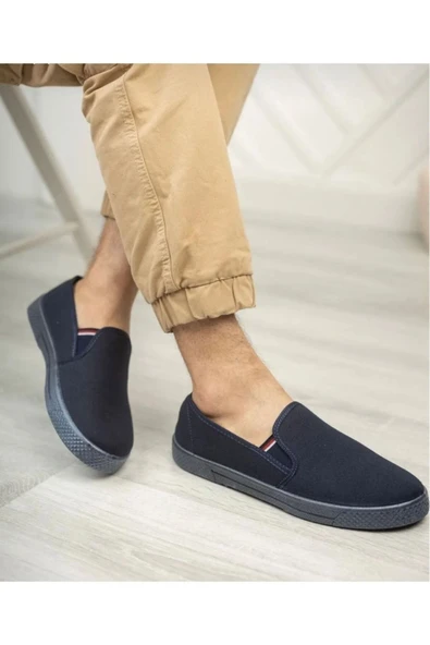 Emek E045-01 Unisex Lacivert Keten Ayakkabı ürün görseli 1