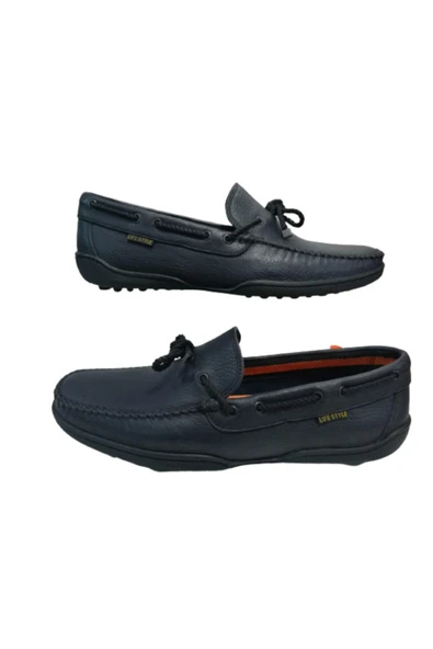 Rekirs Erkek Lacivert Beta Fiyonklu Loafer Ayakkabı Re097-10 ürün görseli 1
