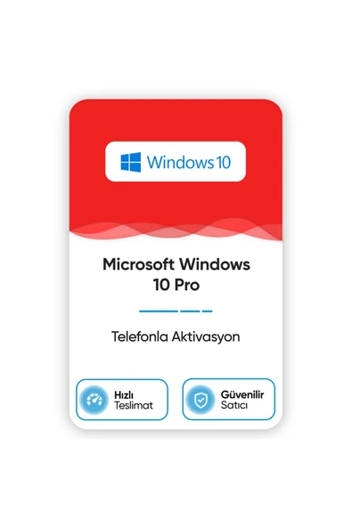 MICROSOFT Windows 10 Pro Dijital Lisans Anahtarı ürün görseli 1