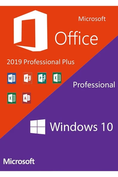 Microsoft Windows 10 Pro + Office 2019 Bireysel Dijital Lisans ürün görseli 1