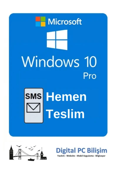 MICROSOFT Windows 10 Pro  Dijital Lisans Anahtarı ürün görseli 1