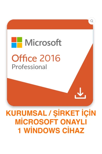 MICROSOFT Office 2016 Professional 1 Cihaz  ( Kurumsal / Şirket / Ticari ) ürün görseli 1