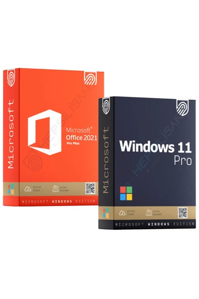 MICROSOFT Windows 11 Pro + Microsoft Office 2021 Pro Plus  Lisans ürün görseli 1