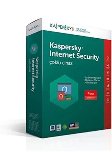 KASPERSKY Internet Security 1yıl 4kullanıcı ürün görseli 1