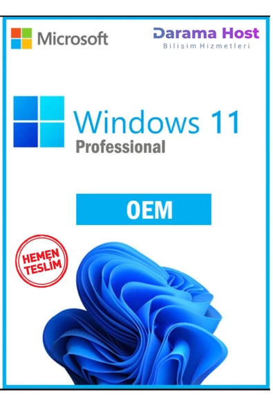 MICROSOFT Windows 11 PRO OEM - Dijital Lisans Anahtarı - Orjinal, Ömür Boyu Garantili ürün görseli 1