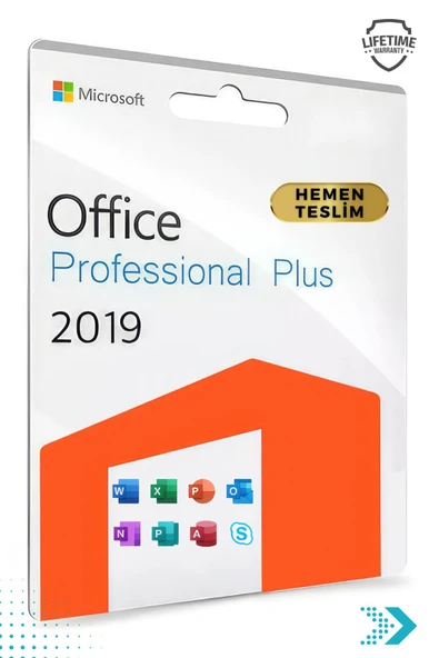 MICROSOFT Office 2019 Pro Plus - Dijital Lisans Anahtarı,  ÖMÜR BOYU GARANTİLİ, ESD KEY, HEMEN TESLİM ürün görseli 1