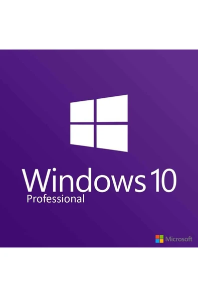 MICROSOFT Windows 10 Pro Türkçe 32-64 Bit Dijital Teslim ürün görseli 1