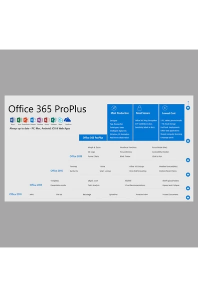 MICROSOFT Office 365 Professional Plus 2025 | 5 Cihaz 1 Yıl - Resim 2