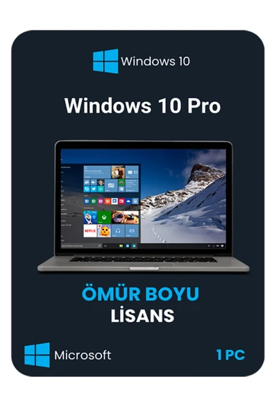 MICROSOFT Windows 10 Pro Lisans ürün görseli 1