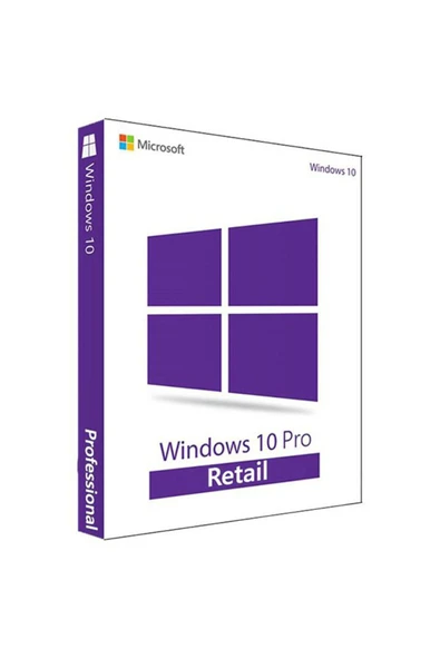 MICROSOFT Windows 10 Pro Retail Lisans Anahtarı ürün görseli 1